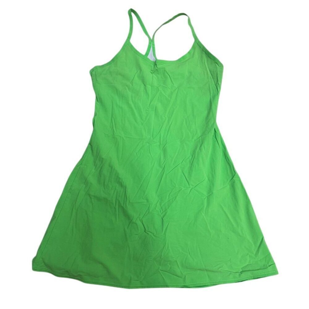 EUC Outdoor Voices Women's Exercise Dress Neon Green Size Small